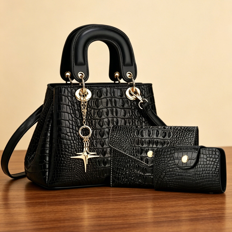 Women'S Bags Handbags - 3-częściowy zestaw torebek damskich, kompaktowa i