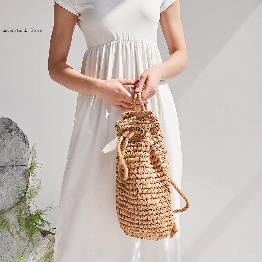 Ręcznie robione torby plażowe  – Women'S Raffia Bags recenzja i cena