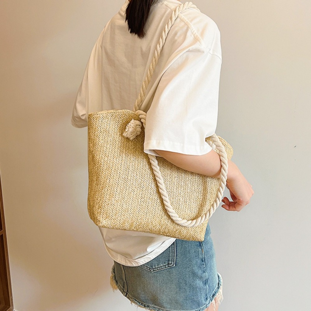 Nowa letnia torba plażowa o du – Women'S Raffia Bags recenzja i cena