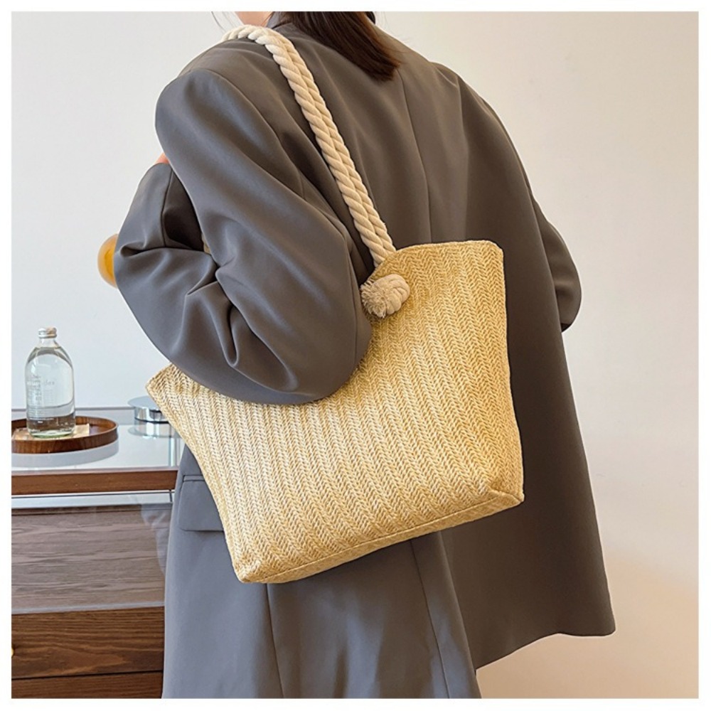 Nowa letnia torba plażowa o du – Women'S Raffia Bags recenzja i cena