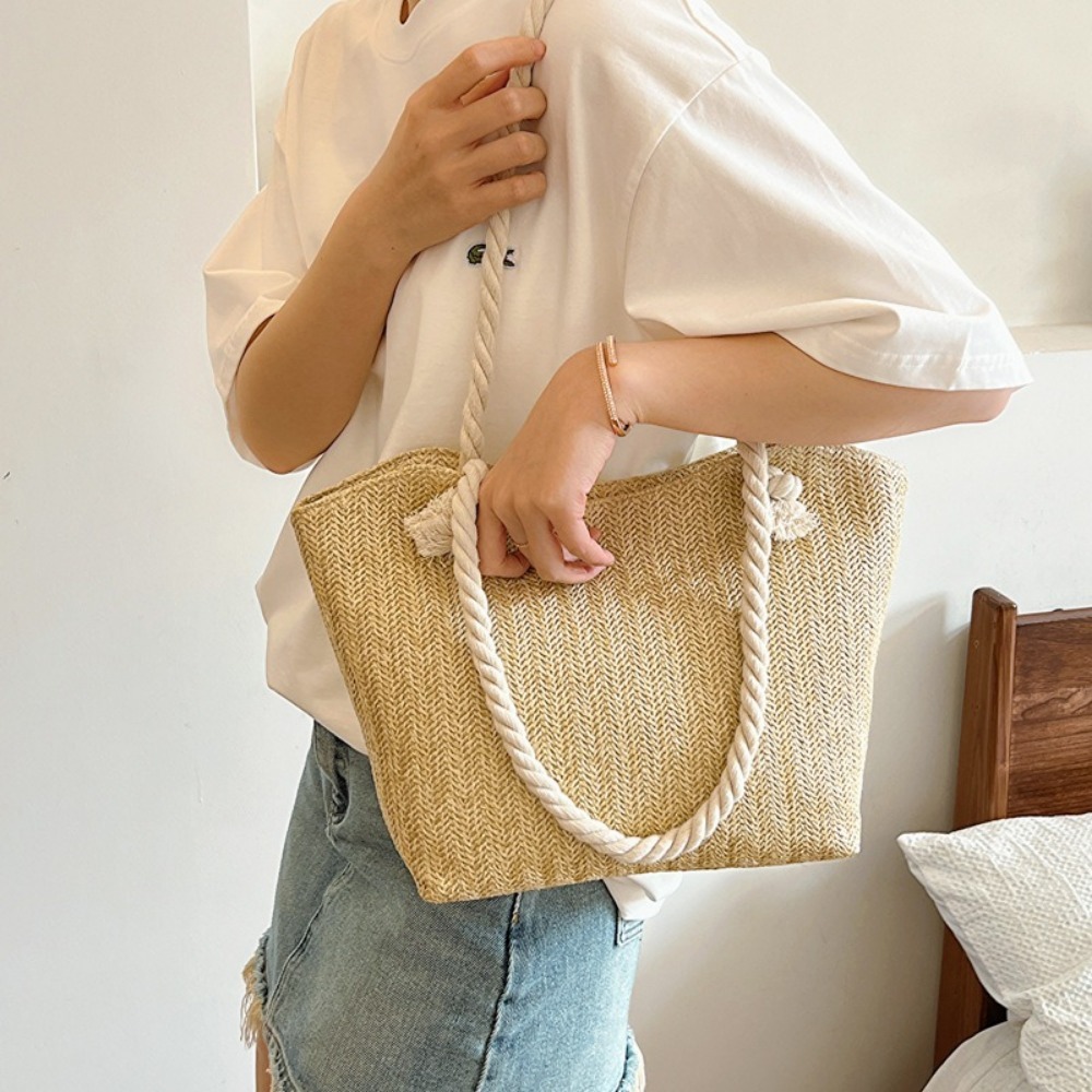 Nowa letnia torba plażowa o du – Women'S Raffia Bags recenzja i cena