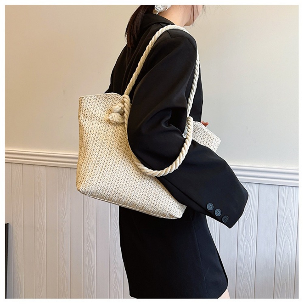 Nowa letnia torba plażowa o du – Women'S Raffia Bags recenzja i cena