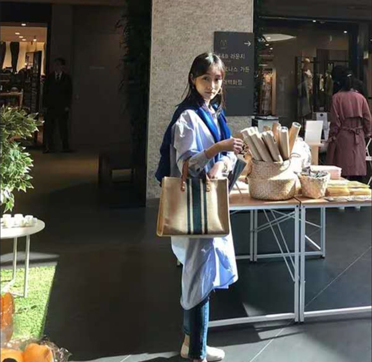 Torba płócienna w paski 2026,  – Women Hand Bags For Office recenzja i cena